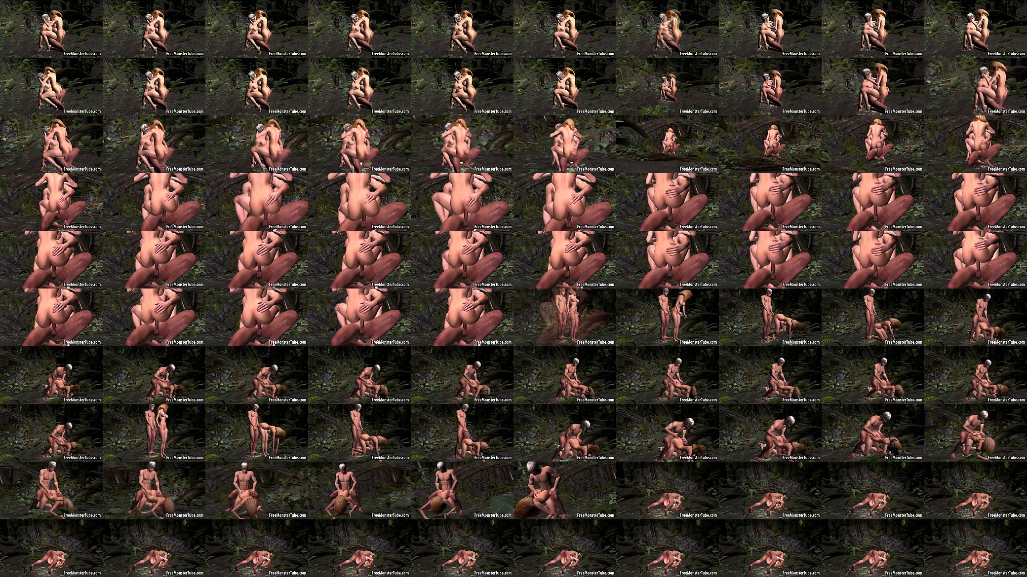 Sexy 3D cartoon blonde gets fucked hard outdoorsoodForest-high 1 预览图