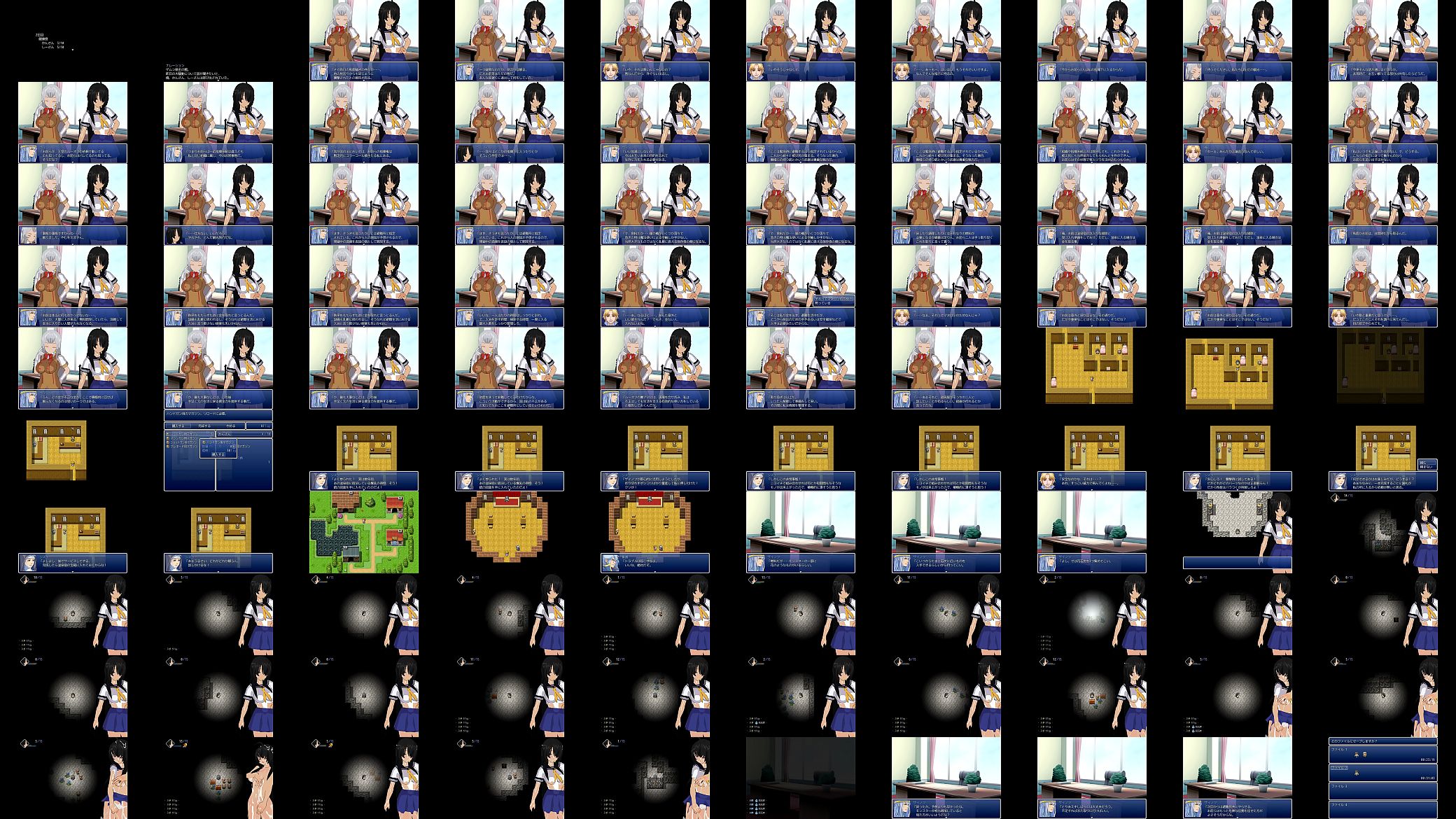 Brain hack 3/15 Hentai game play movie. RPG Maker VX ace 预览图