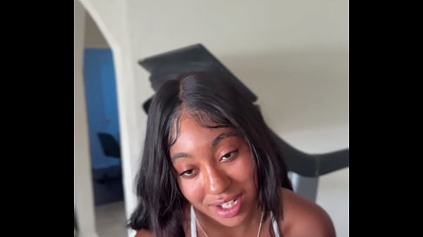 Horny teen doing JOI on FaceTime