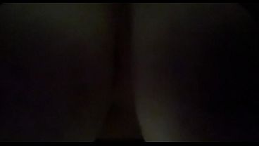 Sloppy deep throat sounds with close up of tits