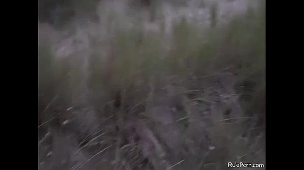 Cock blowing at the beach