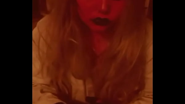 Succubus wears gloves & makes him cum post orgasm horror