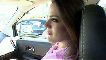 teen slut gets a ride and big cock