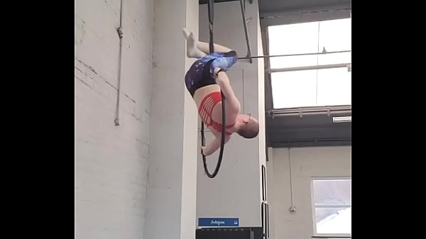 Realised it's been a while since I last shared what I've been working on in aerial hoop. This isn't the smoothest as I'm ...