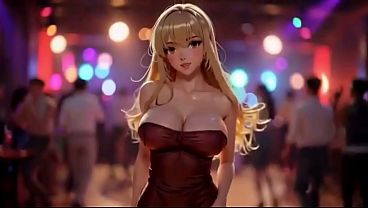 Nightclub Whore: Short Skirt Dance, Blowjob & Hard Bathroom Fuck AI generated