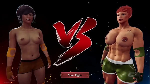 Horie VS Aine O'Rackie (Naked Fighter 3D)