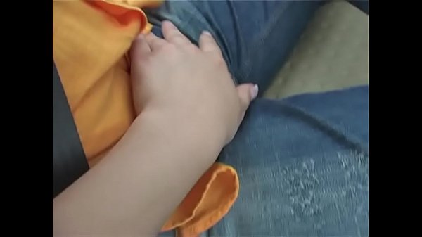 Couple has fun in the car