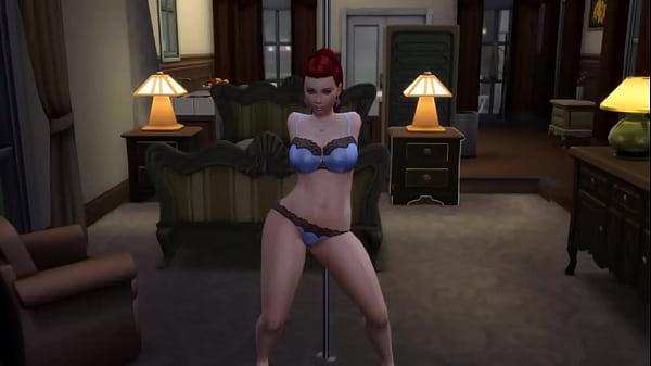 PAWG Makes Out with Her Boyfriend and Poledances