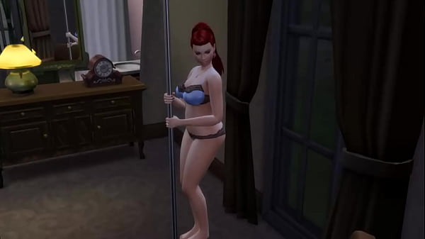 PAWG Makes Out with Her Boyfriend and Poledances