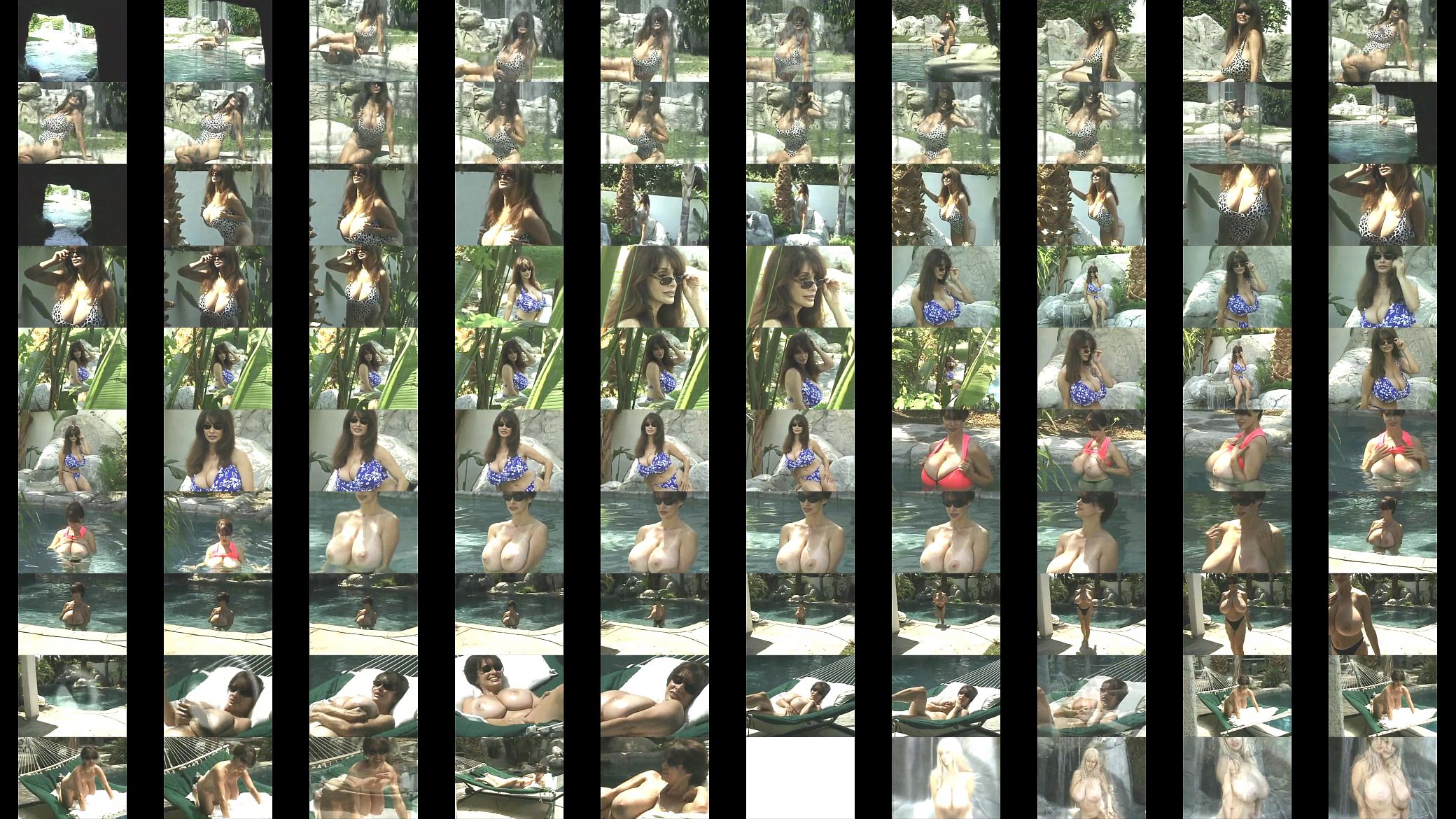 Alexis Love aka Joyce Mandell topless by the pool 预览图