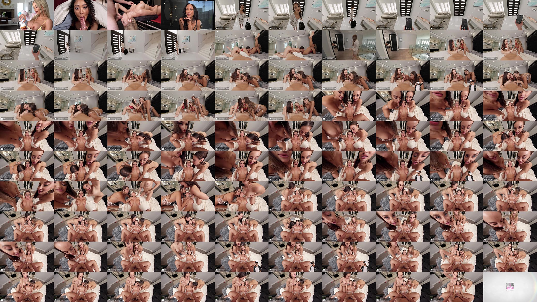 VR Bangers: Three Hot Babes Fucks and Sucks in Fantastic Orgy in HD Porn 预览图