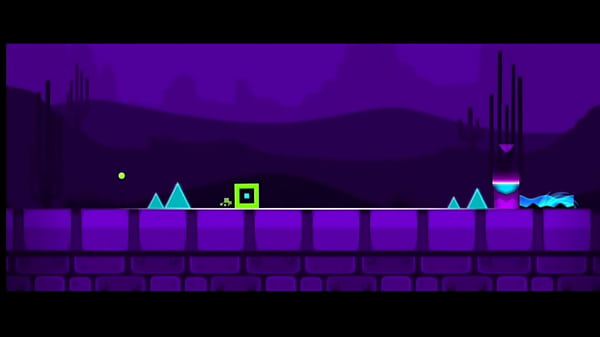 thumb playing geometry dash