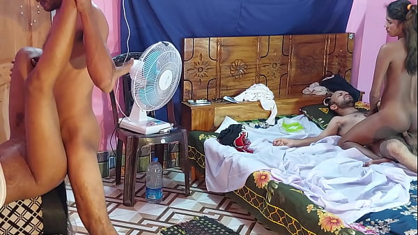 Foursome  two guys and two girls village fuck Christmas pejent fantastic Sex bikini hot cute Sex   ... Hanif and Popy khatun and Mst sumona and Manik Mia