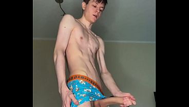 Download Video - Watch This Young Student Shoot A Thick Load Of Cum