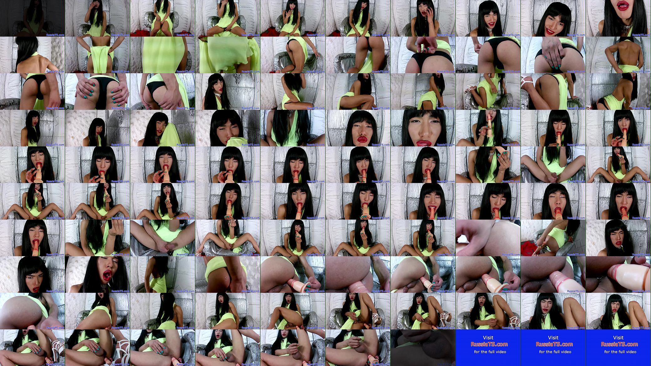 Smalltit russian tgirl toying her asshole 预览图