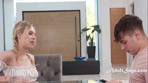 Blonde Teen Seems To Have A Type (Her step Cousins) - Kai Jaxon, Dylan Moore