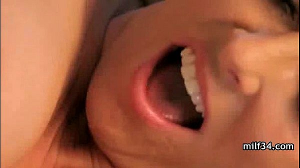 Horny milf fucked and jizzed on at home
