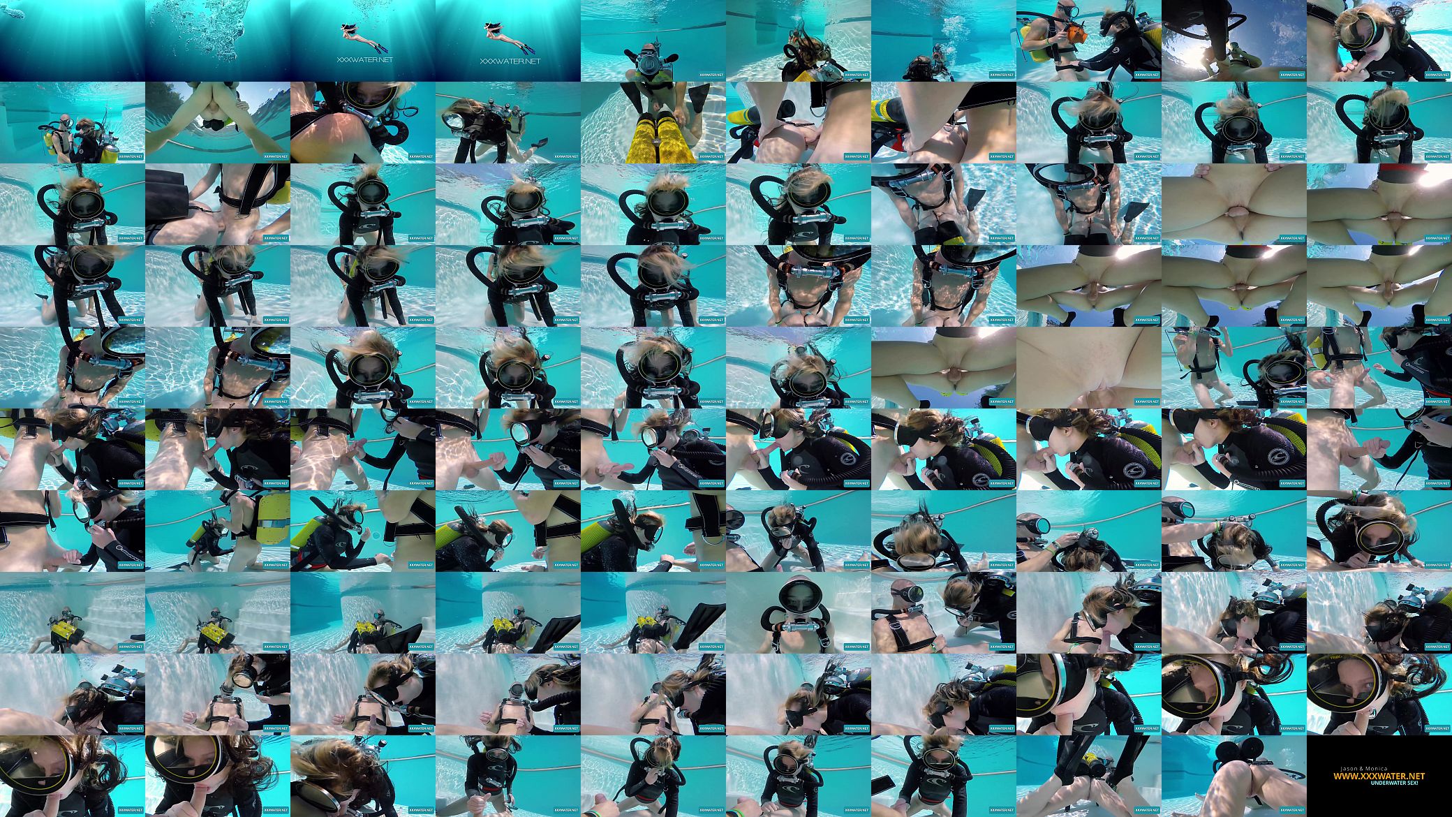 Jason and Monica fuck hard underwater 预览图