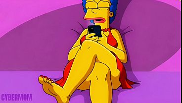 Download Video - Married Housewife Cheats on Her Cuckold Husband on a Pink Couch&period; Cartoon Parody Simpsons&period; Hentai