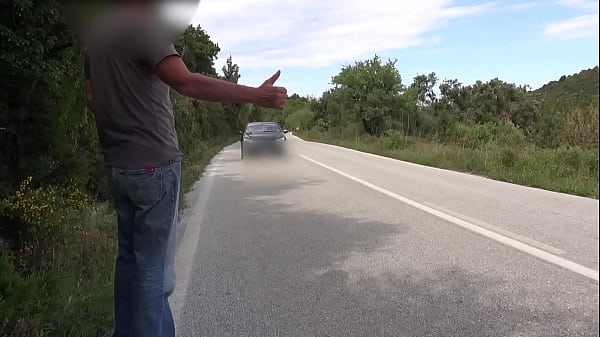 Hitchhiker jerked off while driving