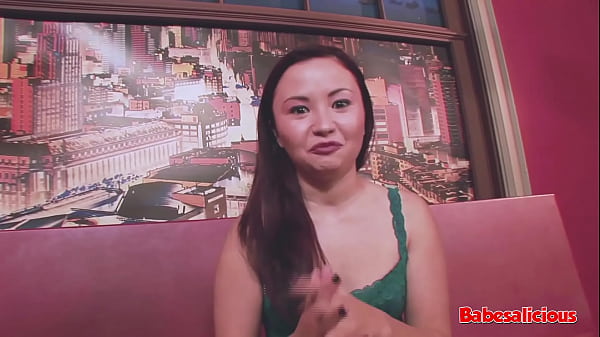 Babesalicious - Asian Milf Babe Barely Take BBC