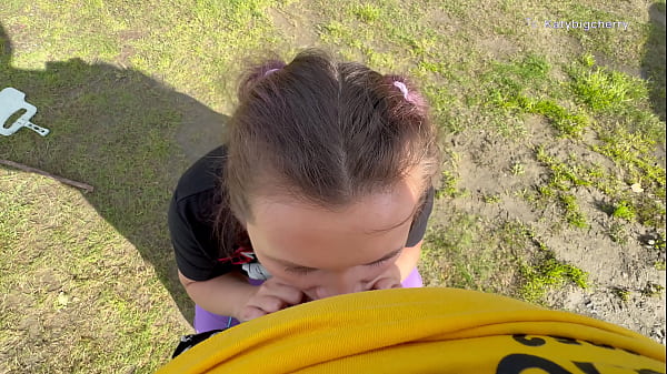 Stepmom's sex lessons continue. Now in nature