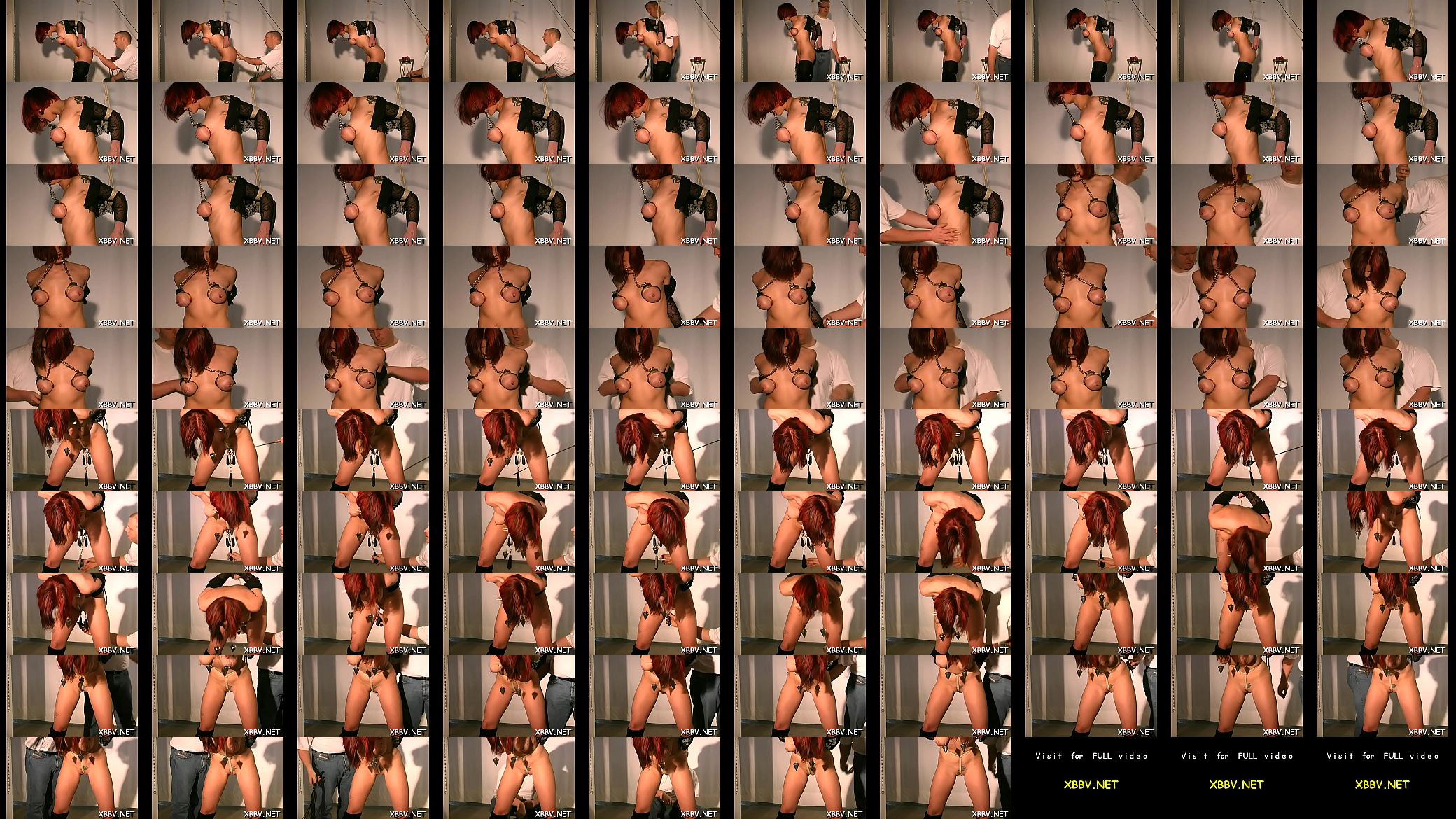 Tied up woman breast fetish torment scenes in bdsm xxx 预览图