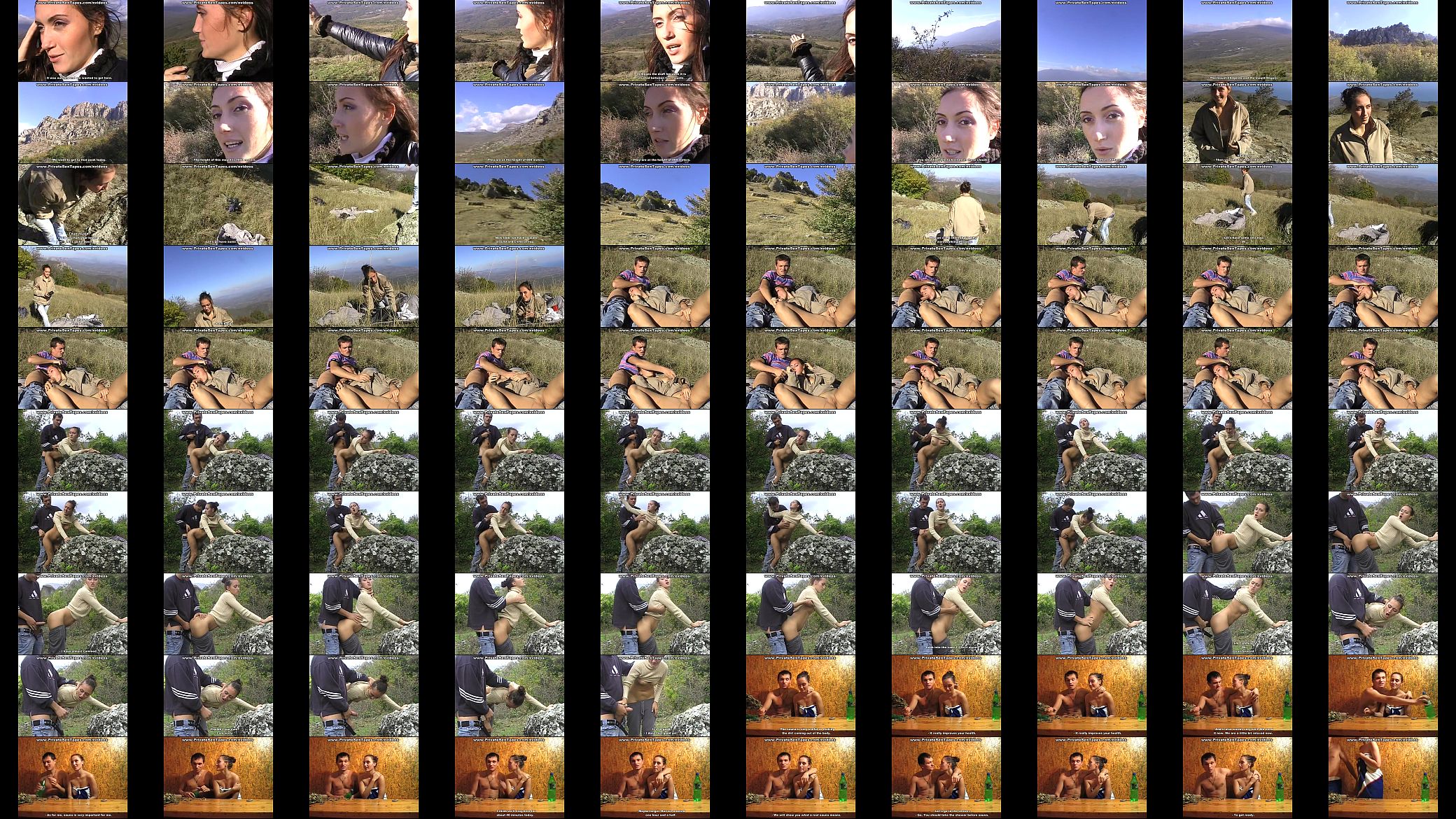 Sexy lovers shoot their private life and fuck in the valley 预览图