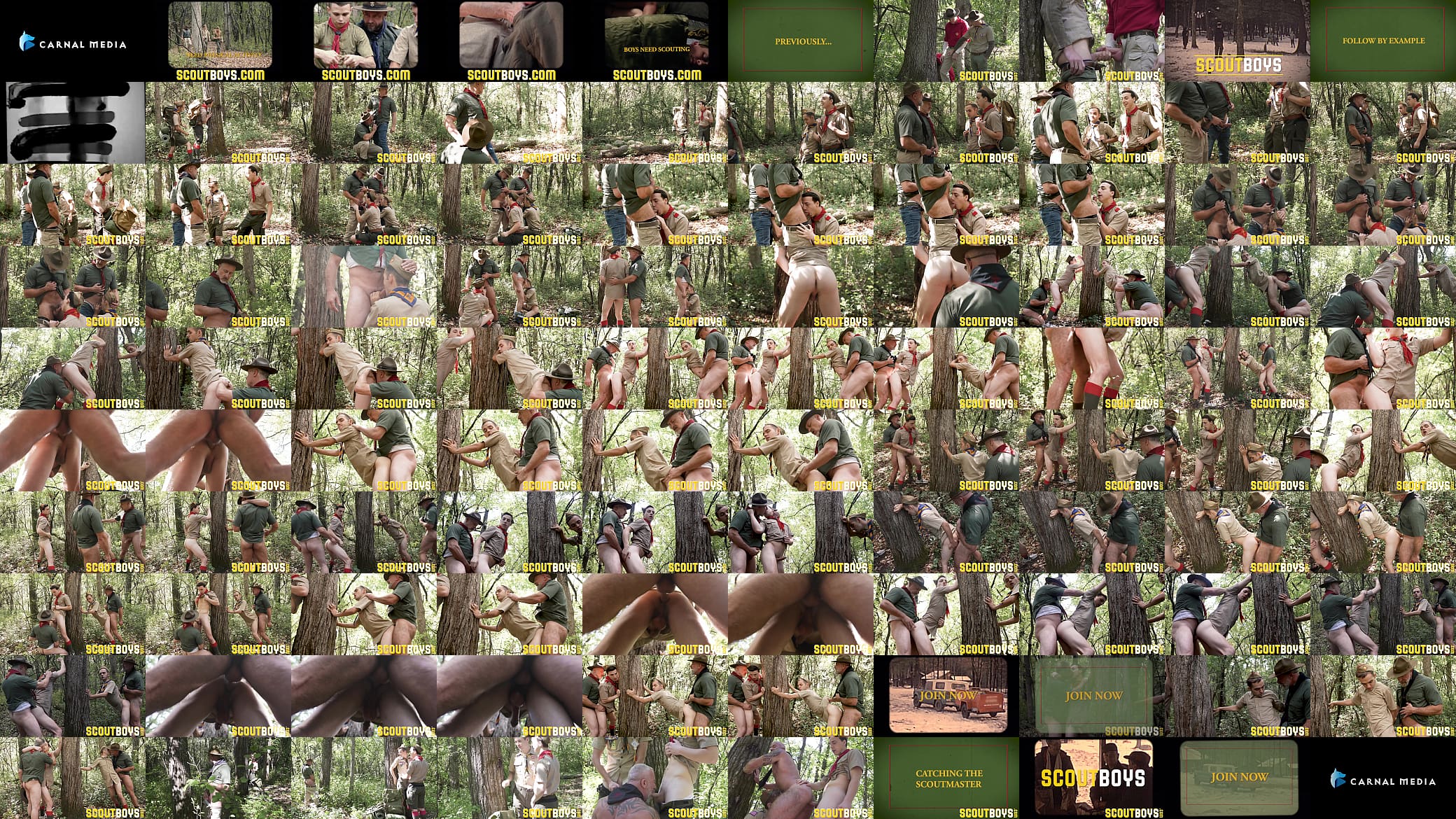 ScoutBoys - 2 cute, smooth scouts barebacked hard by sexy scoutmasters 预览图