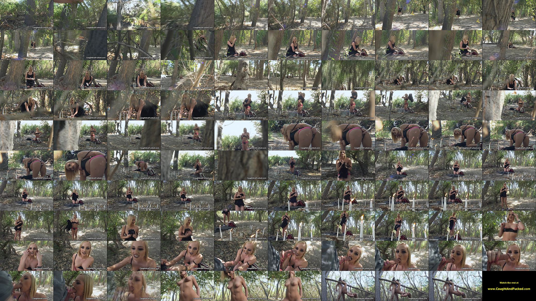 Forest fuck with kinky goth bitch 预览图