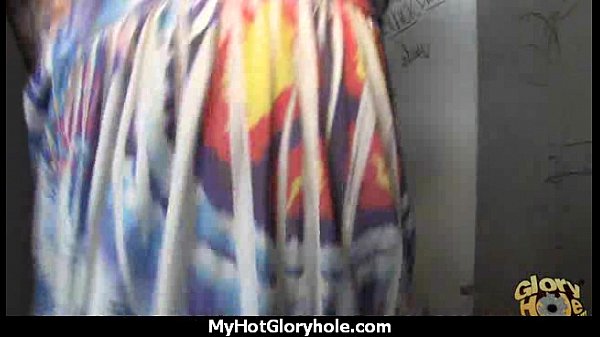 Black babe suck in a gloryhole 19