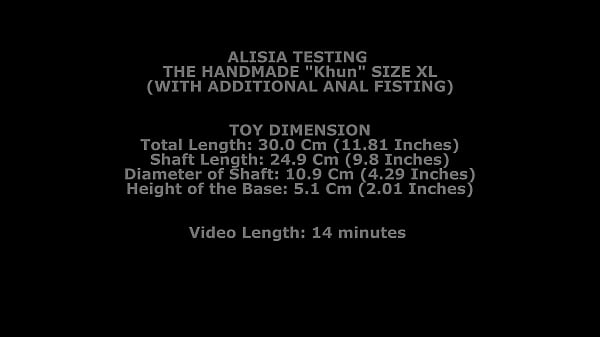 Alisia Testing The Handmade Khun Size XL (With Additional Anal Fisting) TWT123