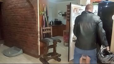 Bored and ignored slutty wife fucked in fridge