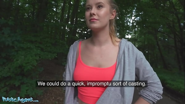 Public Agent Casey the Runner in Tight Leggings...