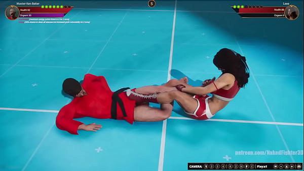 Master Ken Baiter VS Laea (Naked Fighter 3D)