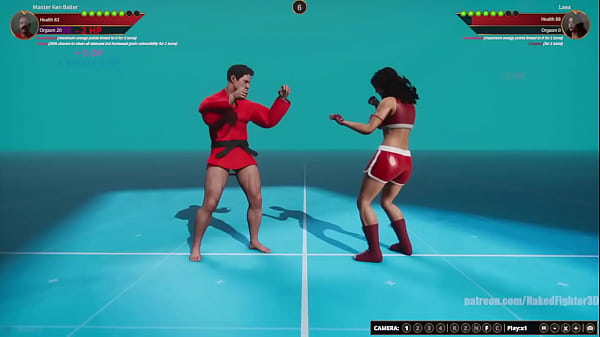 Master Ken Baiter VS Laea (Naked Fighter 3D)