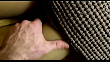 Muscular guy fucks realistic silicone sex doll and cums inside! Strong male ORGASM!