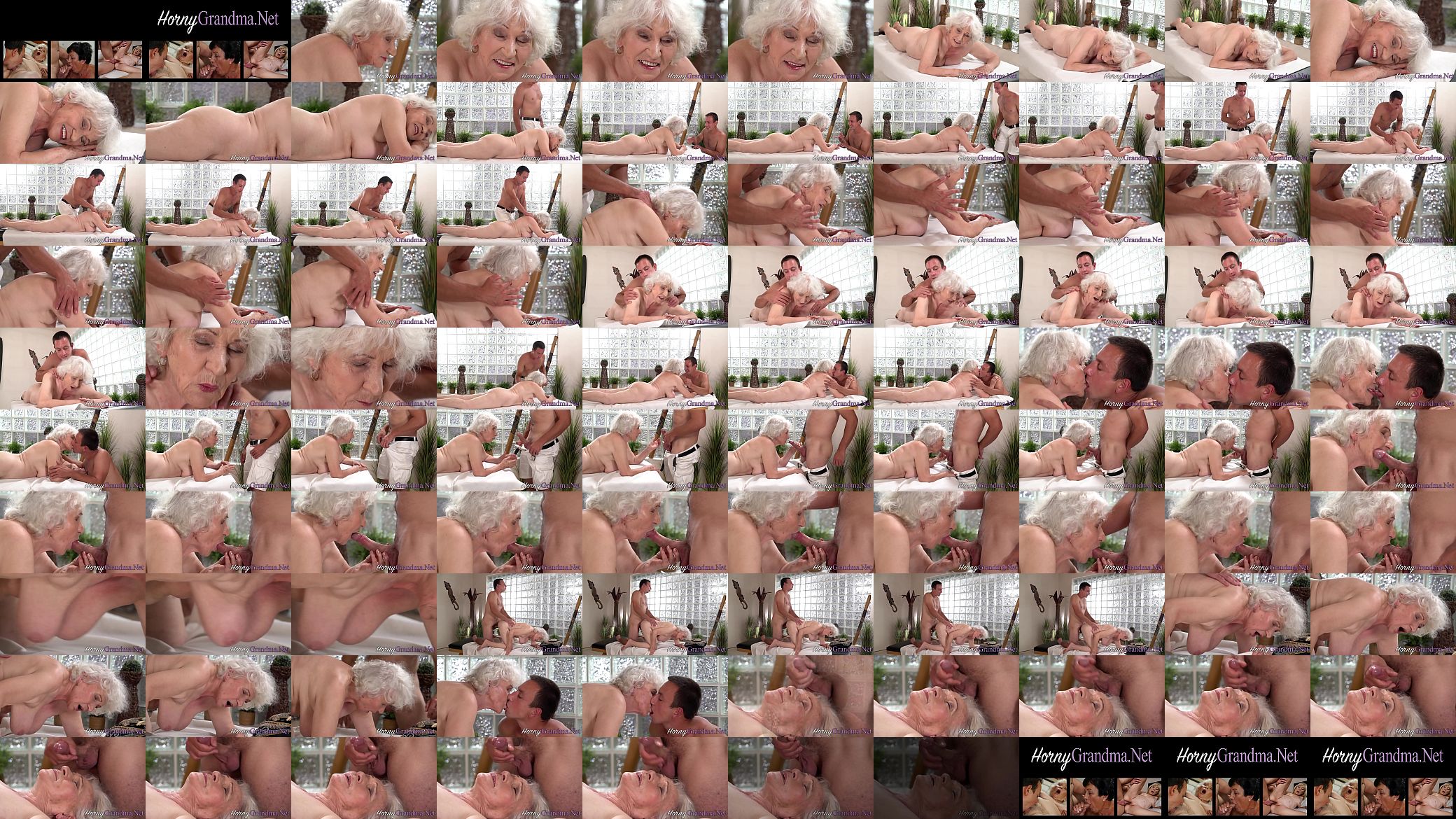 Old granny takes facial 预览图