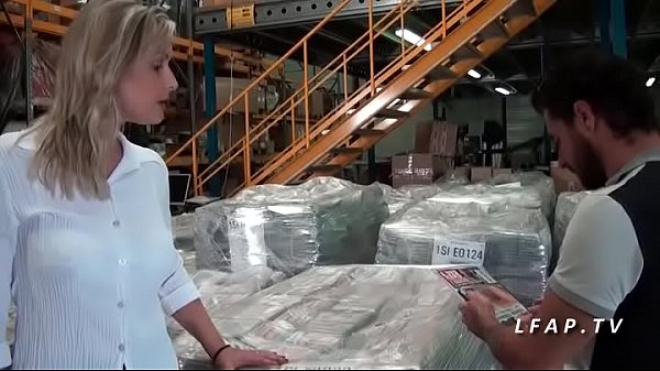 The CEO is 1 busty French cougar Milf and gives her ass for interview