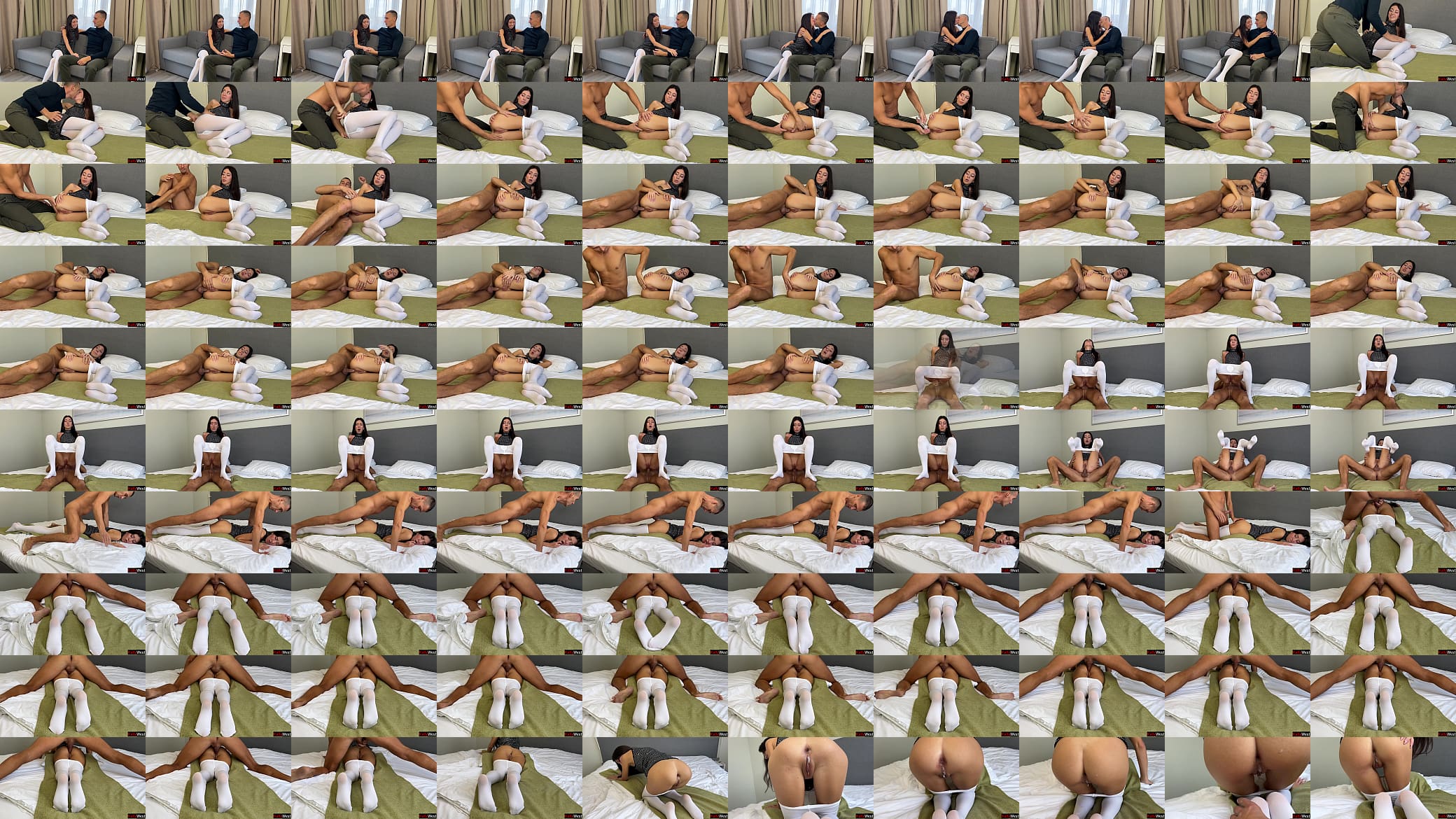 Anal sex on the first date with a beauty in white pantyhose 预览图