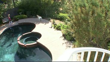 She moans and groans as it stretches out her insides, and even tugs her nipples when his...