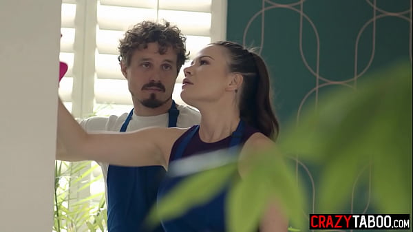 Poor big tits MILF cleaner Alison Rey fucks rich homeowner Will Pounder