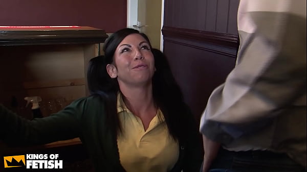 Tattooed teen gets her pussy drilled deep after sucking a big dick