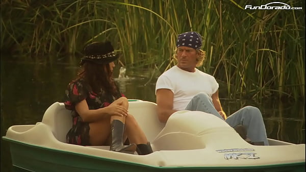 My cute girl banged from behind on the boat