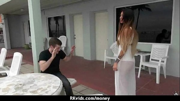Hottie gets naked and has sex in public for cash 30