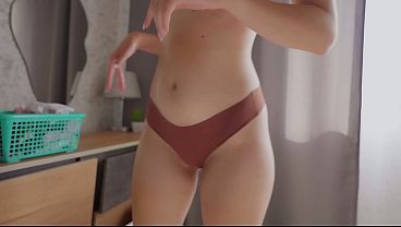 Stepmom Try On Panties! Perfect Ass Tease