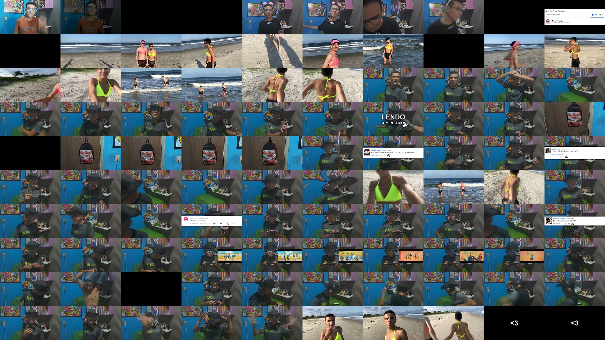 Loira e morena safada andando de biquini na praia, para mais v&iacute;deos acesse: YouTube.com/ThonynhoVlogs 预览图