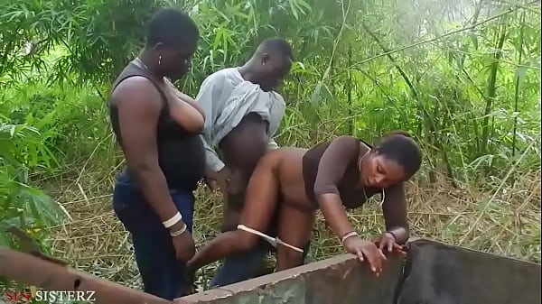 Download Video - Black Power Man And Black Power Ladies Doing It In An Uncompleted And Bush