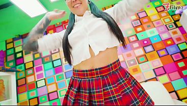 School girl Solo Fuck Machine - Pussy Pounding