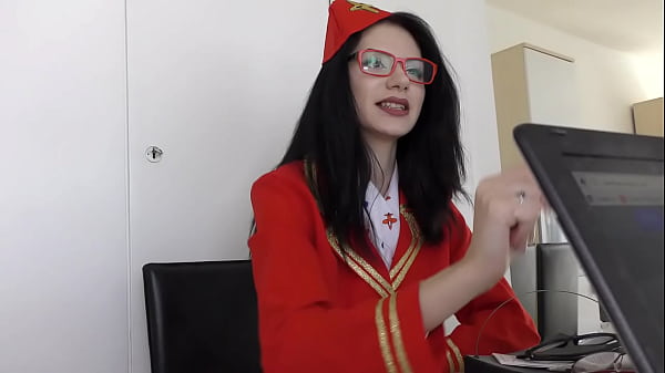 Air Hostess Delia Pence Creampied